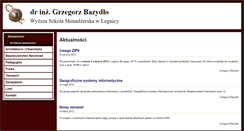 Desktop Screenshot of bazydlo.wsm.edu.pl