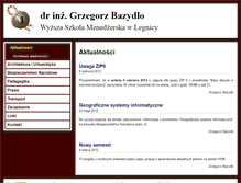 Tablet Screenshot of bazydlo.wsm.edu.pl